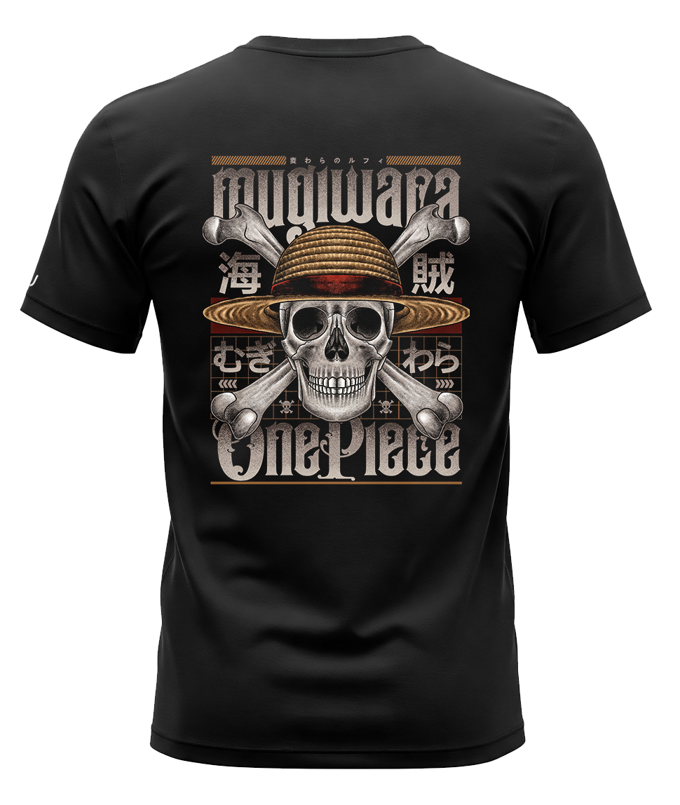 ONE PIECE SKULL EMBLEM T-SHIRT – AuricWeft